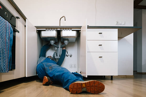 Professional Drain Cleaning technician working in Hookerton, NC